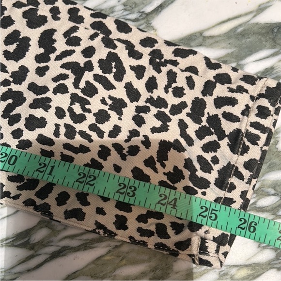 Miss Me Mid Rise Ankle Skinny Animal Print Jeans - Picture 10 of 12